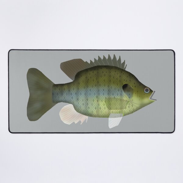 Black Spotted Sunfish Desk Mat