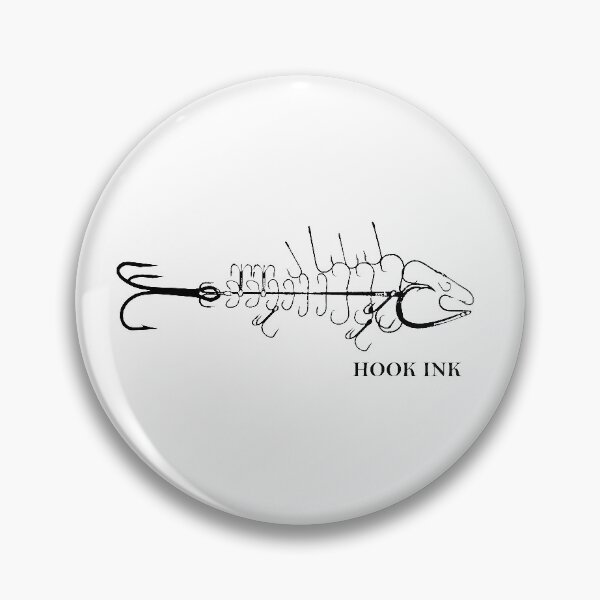 Item preview, Hook ink Logo fish out of hooks designed and sold by hookink.