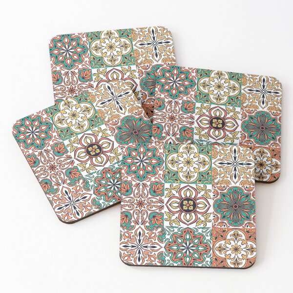 Item preview, Abstract patterns on ceramic tile, colorful designed and sold by Chinxi.