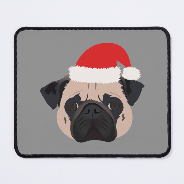 Item preview, Christmas Pug designed and sold by KCPetPortraits.