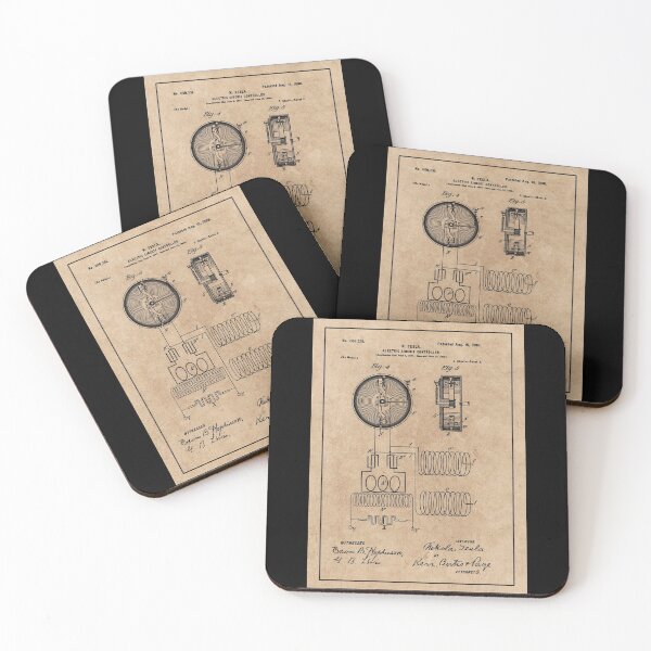 Item preview, Nikola Tesla Electric Circuit Controller Blueprint patent 1898, part II - Tesla designed and sold by birdo-art.