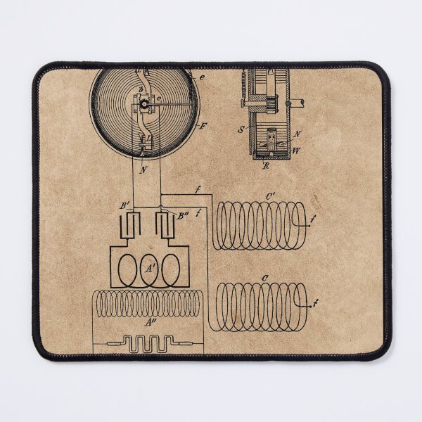 Item preview, Nikola Tesla Electric Circuit Controller Blueprint patent 1898, part II - Tesla designed and sold by birdo-art.