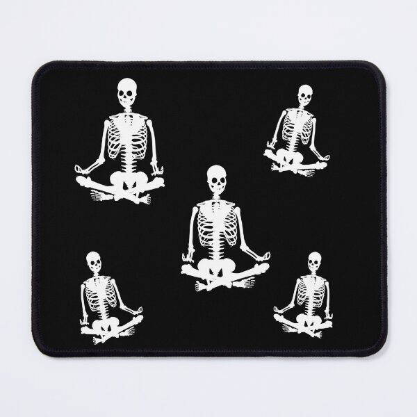 Item preview, Meditating skeleton gang designed and sold by stickmeok.