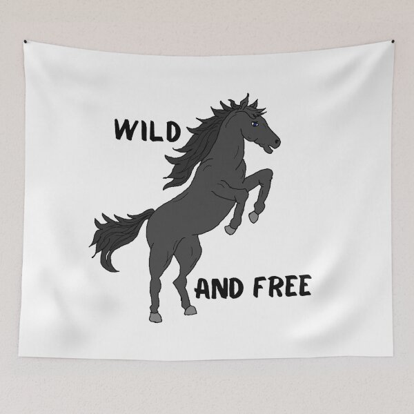 Item preview, wild and free - horse designed and sold by Jessi-Sketches.