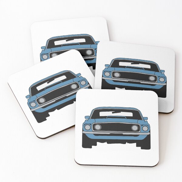 Item preview, 1969 Ford Mustang Winter Blue designed and sold by kaylabeatty.