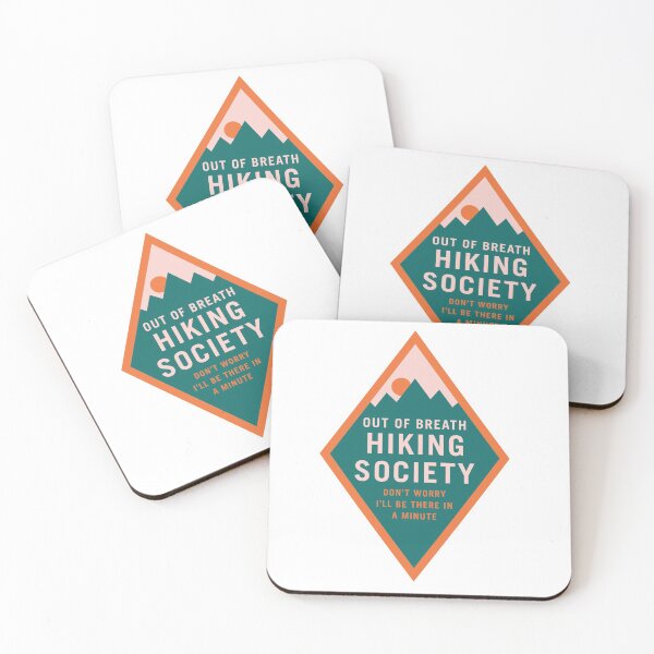 Item preview, Out of Breath Hiking Society - Scout Diamond Patch designed and sold by TheOuterSunset.