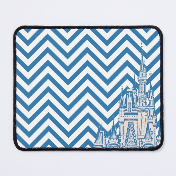 Item preview, Magic Castle Chevron Pattern Blue and White designed and sold by FandomTrading.