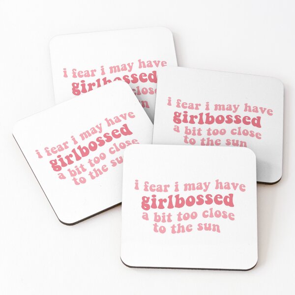 Item preview, i fear i may have girlbossed a bit too close to the sun (feminist pink feminism girl boss) tiktok trend designed and sold by emcazalet.