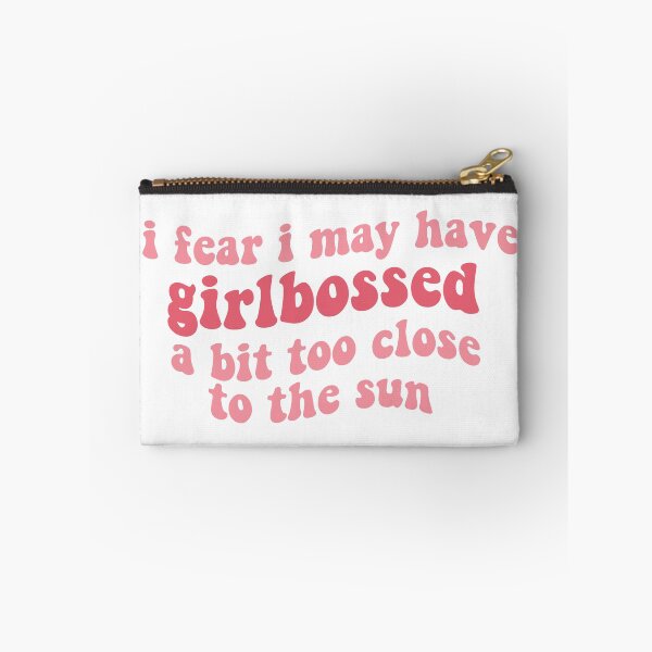 Item preview, i fear i may have girlbossed a bit too close to the sun (feminist pink feminism girl boss) tiktok trend designed and sold by emcazalet.