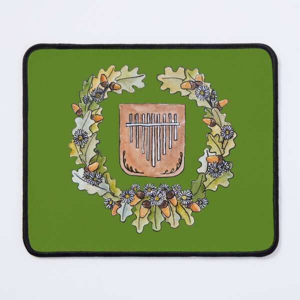 Item preview, Kalimba in a wreath of leaves designed and sold by Sanguinik.