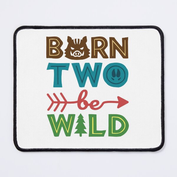 Item preview, Born Two Be Wild Two Year Old Birthday designed and sold by jaygo.