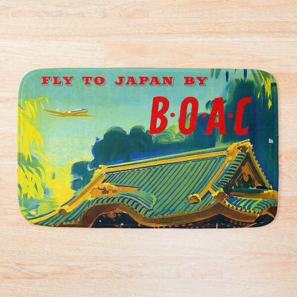 Item preview, B.O.A.C. AIRLINES; Fly to Japan Advertising Print designed and sold by posterbobs.