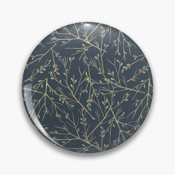 Item preview, Autumn Branches Nature Leaves Twigs Blue Fall Tree Foliage Pattern designed and sold by livianasgifts.