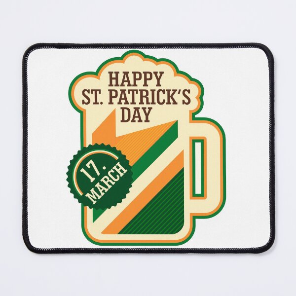 Item preview, St Patrick's Day Modern Shamrock Green Irish designed and sold by livianasgifts.