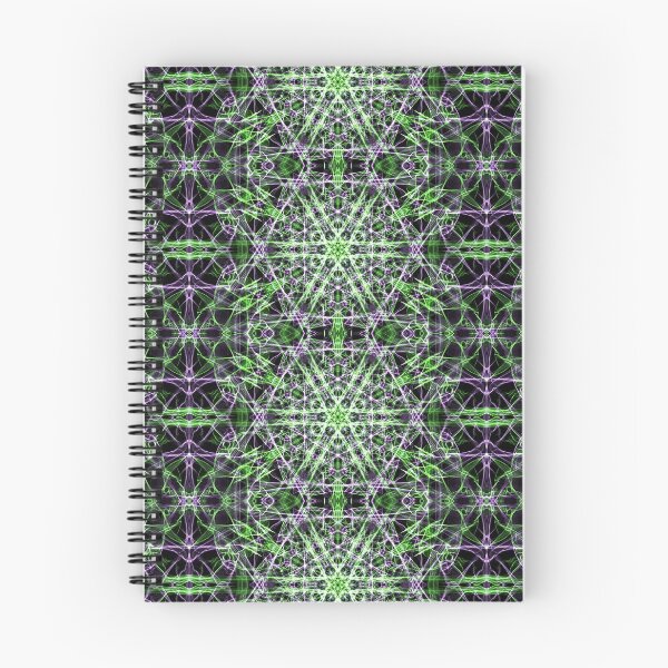 Item preview, Liquid Light Series #53 ~ Green and Purple Abstract Fractal Pattern designed and sold by Ascension Vibrations.