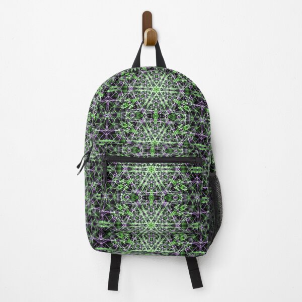 Item preview, Liquid Light Series #53 ~ Green and Purple Abstract Fractal Pattern designed and sold by Ascension Vibrations.