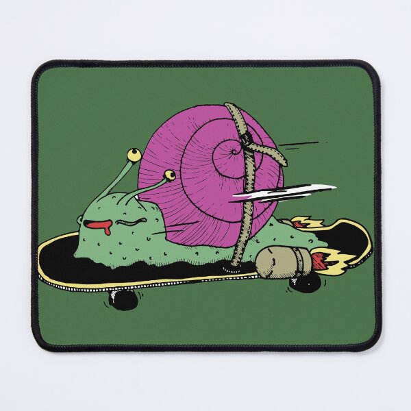 Item preview, Rocket skateboard snail designed and sold by Sanguinik.