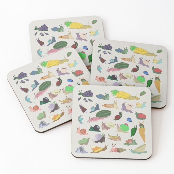 Item preview, Snails with Object Shells - Weird Snails - Colorful designed and sold by Risky Beetle.