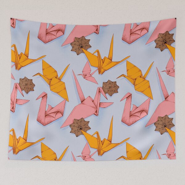 Aperçu de l'œuvre Motif origami Tsuru créée et vendue par Rômulo Queiroz.