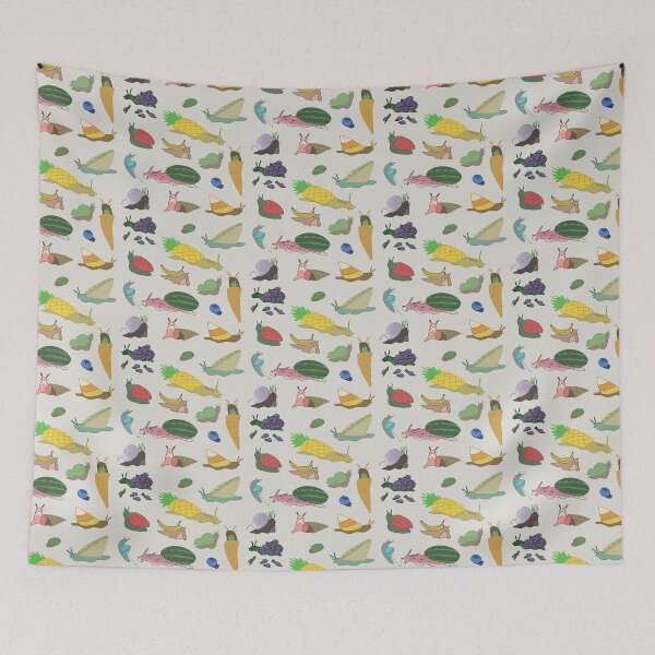 Item preview, Snails with Food Shells - Food Snails - Colorful designed and sold by Risky Beetle.