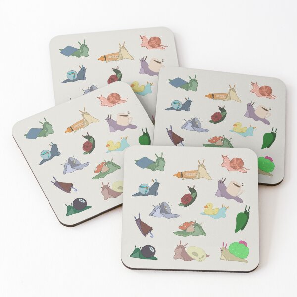 Item preview, Snails with Object Shells - Object Snails - Colorful designed and sold by Risky Beetle.