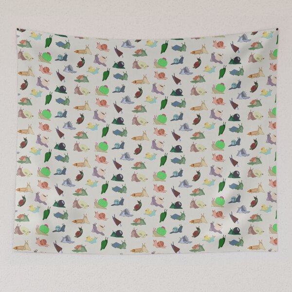 Item preview, Snails with Object Shells - Object Snails - Colorful designed and sold by Risky Beetle.