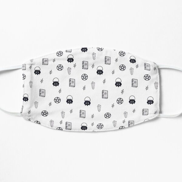Wicca B&W Flat Mask