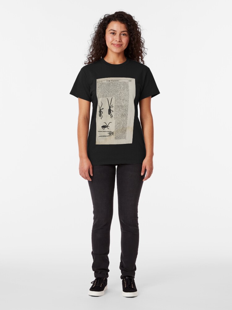Alternate view of The History of Four Footed Beasts Serpents and Insects 183 Classic T-Shirt