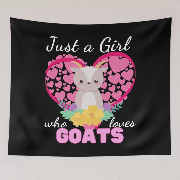 Item preview, just a girl who loves goats designed and sold by narilex.