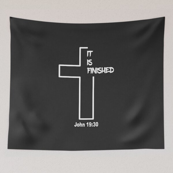 Item preview, Christian Design - It is Finished - John 19 verse 30 designed and sold by simplydesignart.