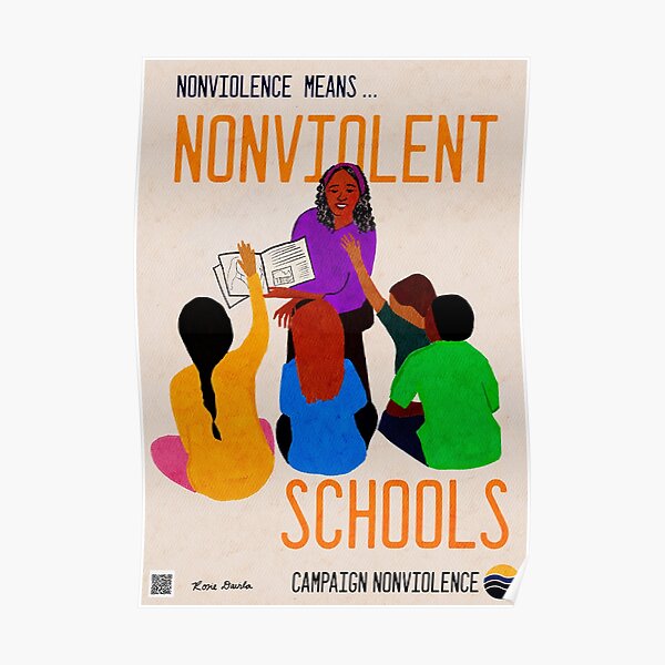 Nonviolence Means.... Nonviolent Schools Poster