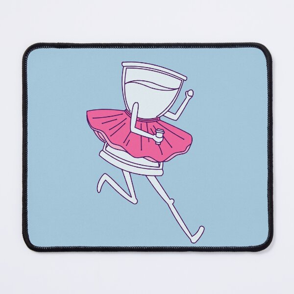 Item preview, Time is running in a pink tutu with coffee to go designed and sold by Sanguinik.