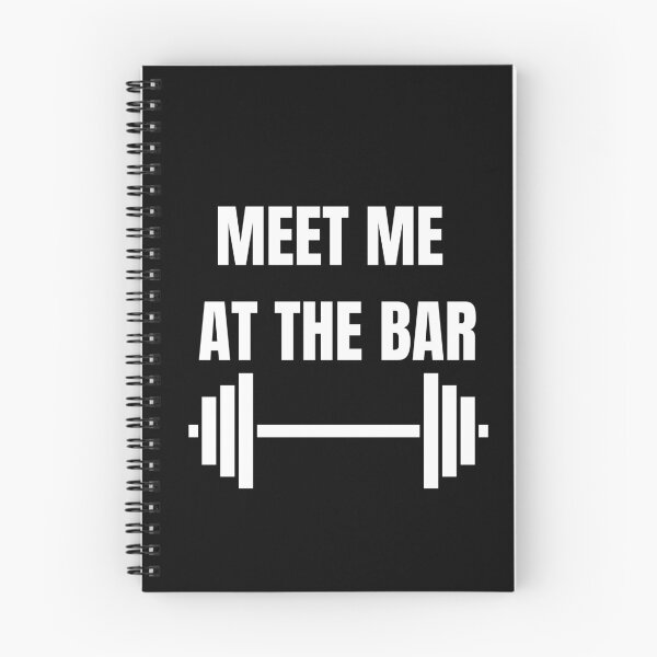 Item preview, Copy of MEET ME AT THE BAR GYM DESIGN (WHITE TEXT) designed and sold by billionairebrnd.