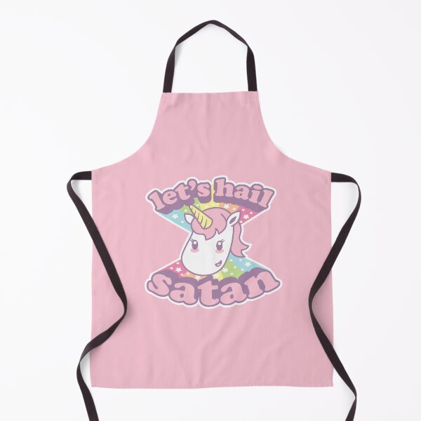 Item preview, Lets Hail Satan Kawaii Unicorn designed and sold by BobJolley.