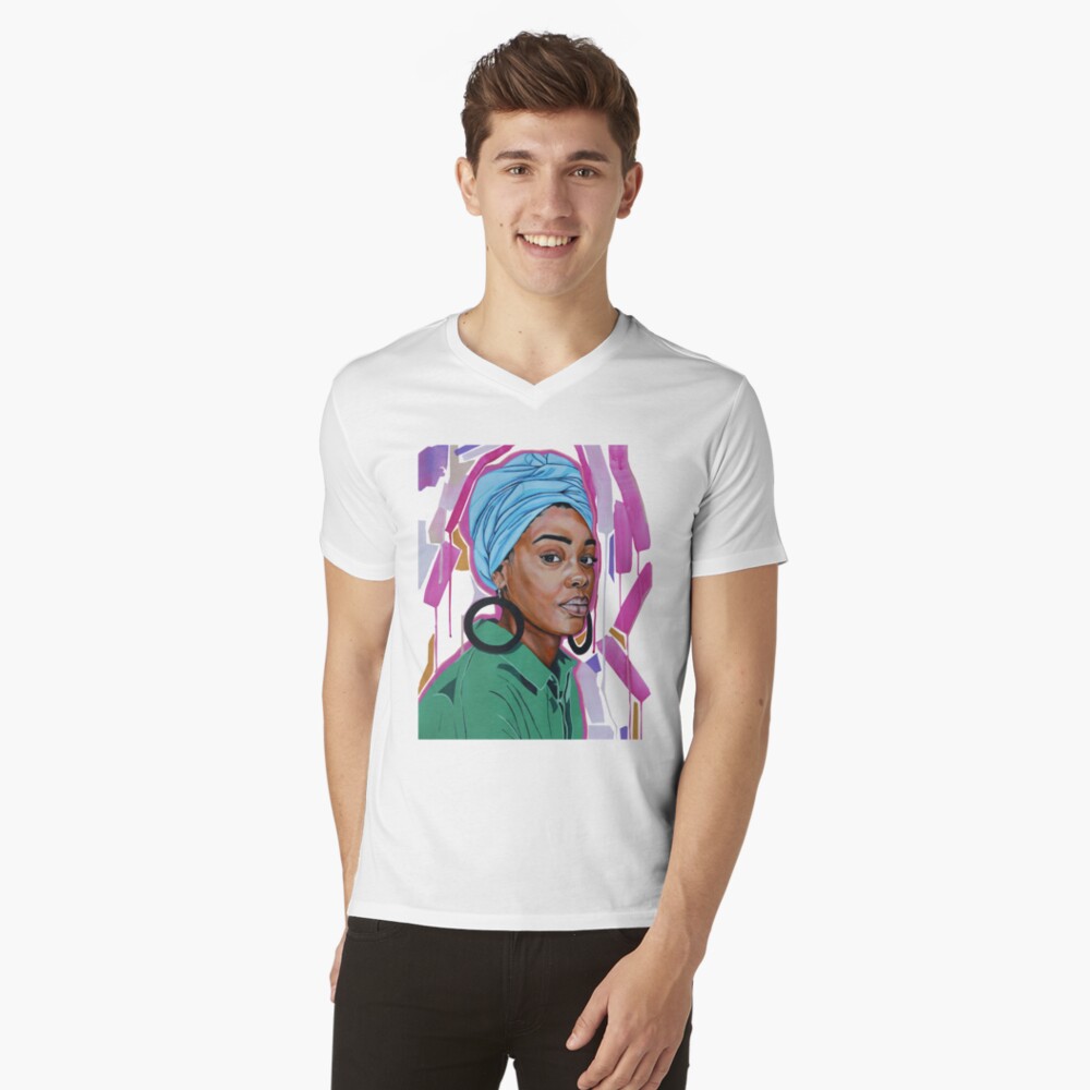 Item preview, V-Neck T-Shirt designed and sold by mikelahl.