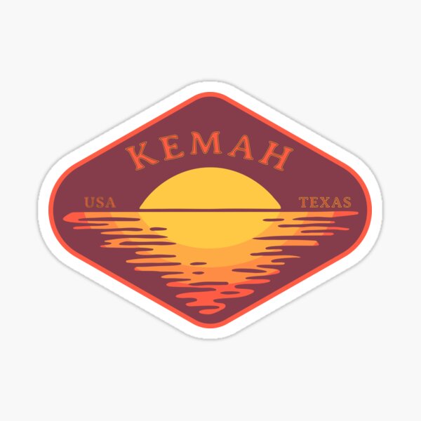 "Kemah, Texas" Sticker for Sale by positiveimages Redbubble