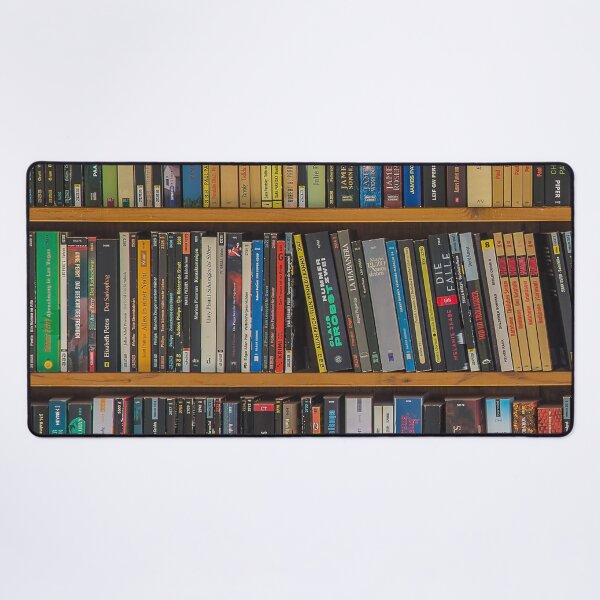 Vista previa del artículo con la obra «Bookshelf Books Library Bookworm Reading Pattern», diseñado y vendido por livianasgifts.