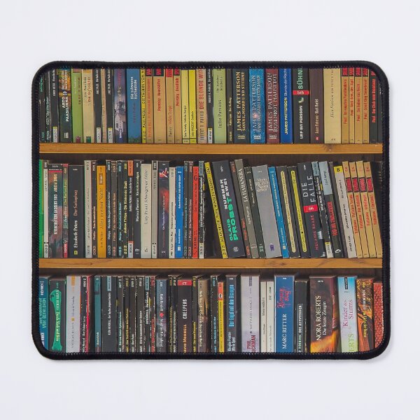 Item preview, Bookshelf Books Library Bookworm Reading Pattern designed and sold by livianasgifts.