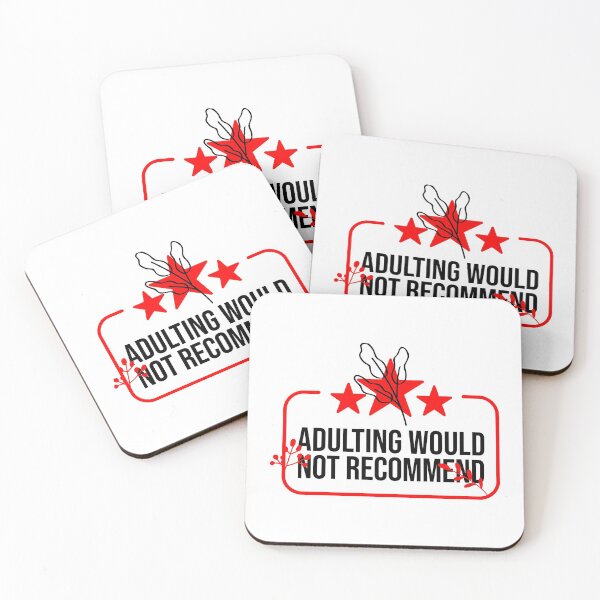Item preview, adulting would not recommend  designed and sold by artoffashion.