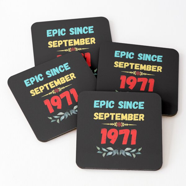 Item preview, Epic Since September 1971 T-Shirt, Epic Since 1971 T-Shirt, september T-Shirt designed and sold by Unique styl  DeSigNe.