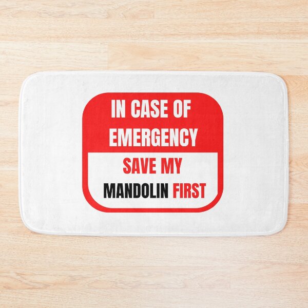 Item preview, In Case of Emergency, Save my Mandolin First designed and sold by choceclairs.