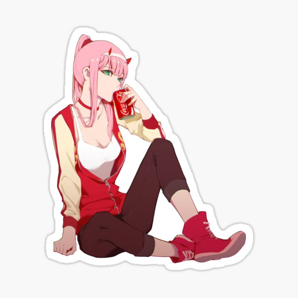 Item preview, Zero Two stickers designed and sold by Nokimak.