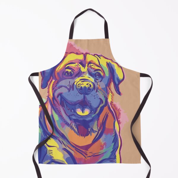 Item preview, rottweiler watercolor dog designed and sold by hobbystore0-0.