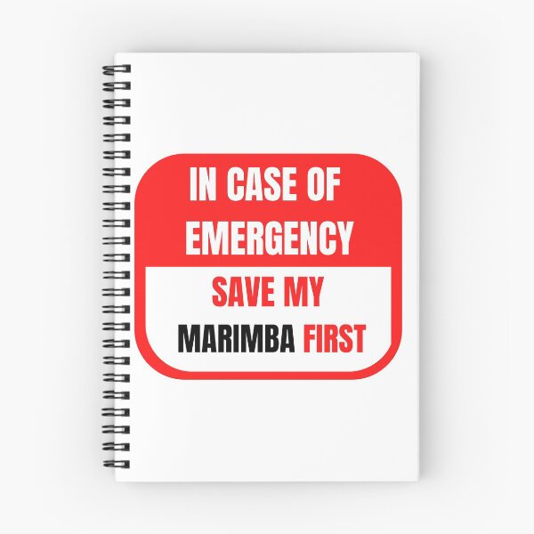 Item preview, In Case of Emergency, Save my Marimba First designed and sold by choceclairs.