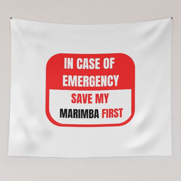 Item preview, In Case of Emergency, Save my Marimba First designed and sold by choceclairs.