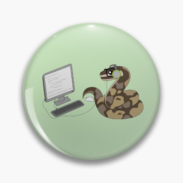 Item preview, Python Programming Pun designed and sold by chrispy doodles.