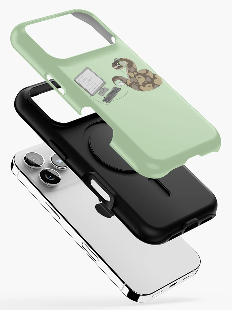 Thumbnail 2 of 4, iPhone Case, Python Programming Pun designed and sold by chrispy doodles.