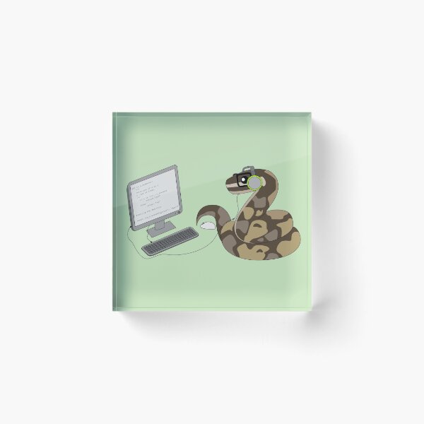 Item preview, Python Programming Pun designed and sold by chrispy doodles.