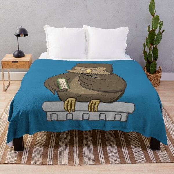 Item preview, Thoughtful philosopher owl with book designed and sold by Sanguinik.