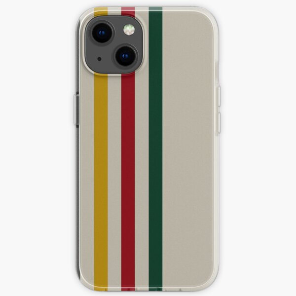 Rustic Trapper Stripes Design iPhone Soft Case